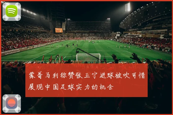 蒙哥马利称赞张玉宁进球被吹可惜展现中国足球实力的机会